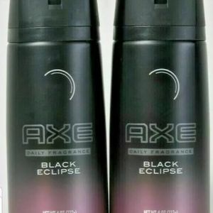 2 Count Axe Daily Fragrance 4 Oz Black Eclipse Uni